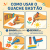 Guache Bastão Metálica com 6 Cores - Homem Aranha Dac - 4767