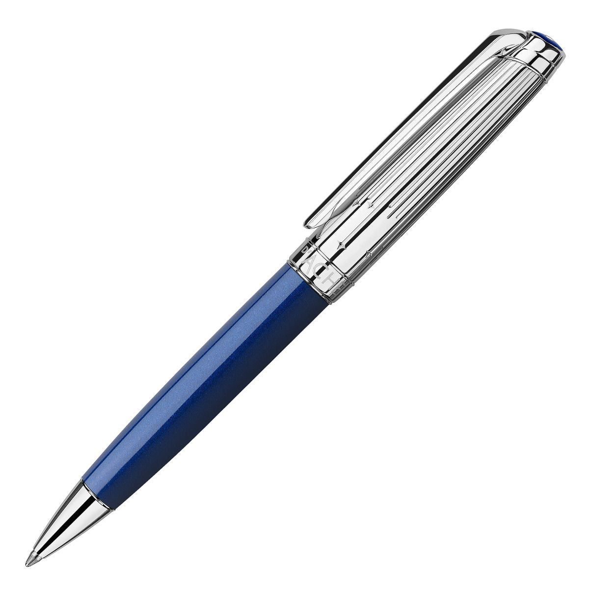 Caneta Esferográfica Caran D'ache Leman Acabamento em Rodio - Azul Cósmico (Edição Especial)  