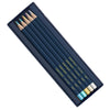 Estojo Lápis de Cor Caran D'ache Metallic Cosmic Blue com 10 Cores (Edição Especial)
