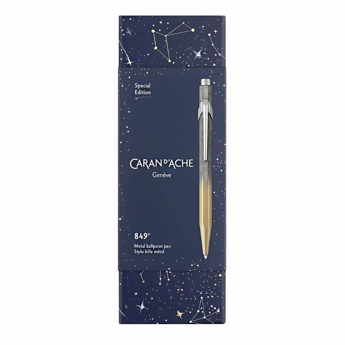 Caneta Esferográfica Caran D'ache 849 Cosmic Blue Edição Especia