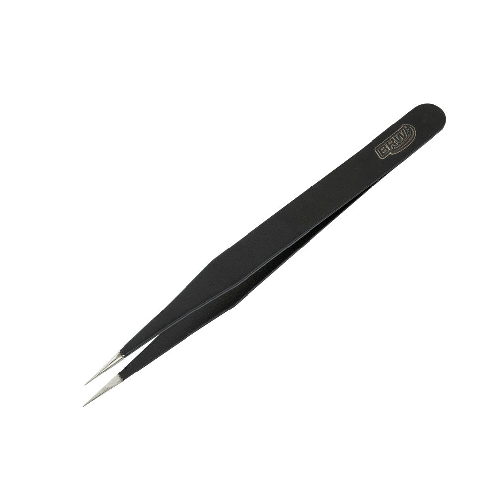 Pinça de Precisão Reta 13,5cm para Manuseio de Peças Pequenas - Brw