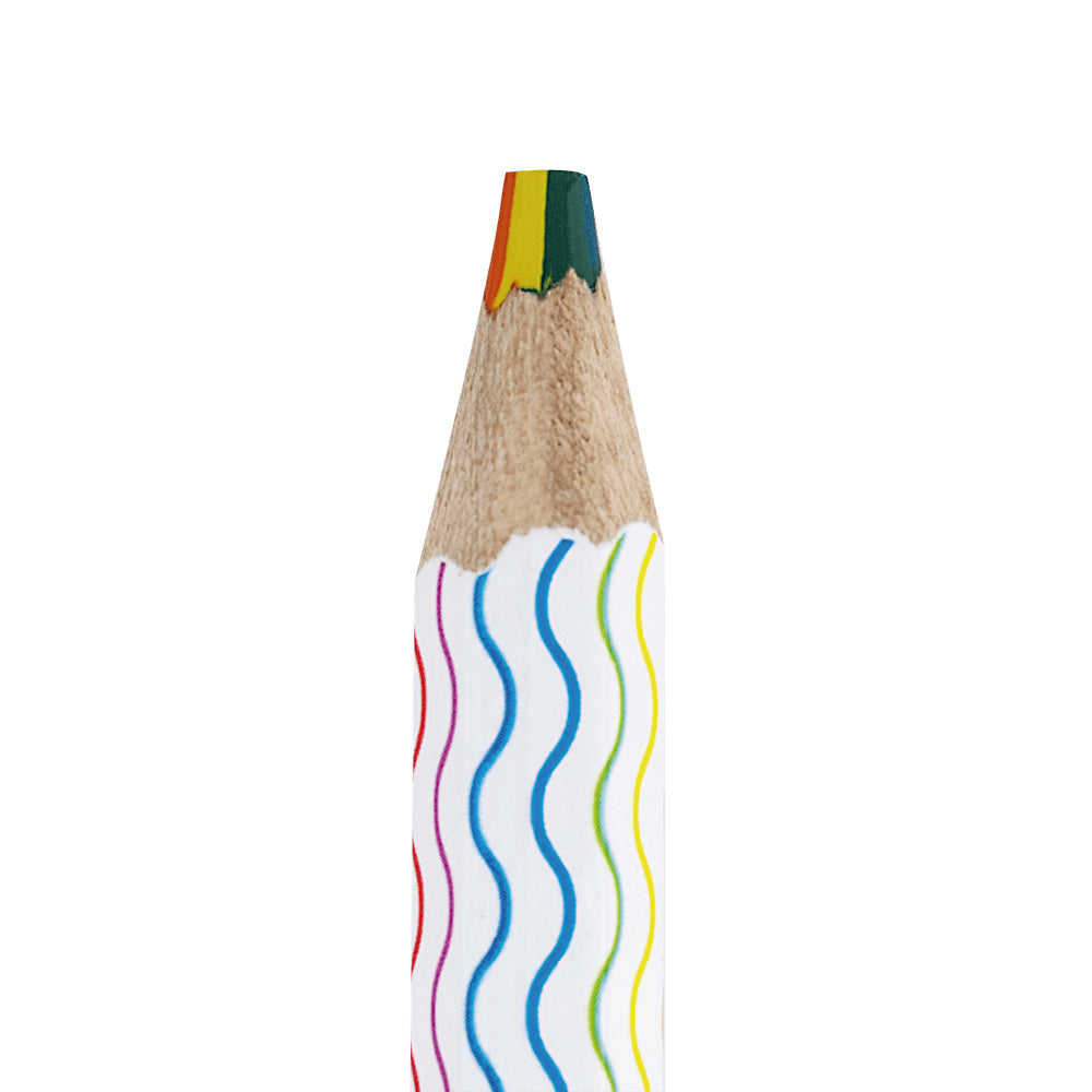 Lápis de Cor Rainbow Big Sextavado para Desenho e Colorir - Brw