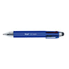 Caneta Mini Esferográfica 4 Cores Preto Azul Vermelho Verde 1,0mm 4 em 1 com Touch para Escrita - Brw