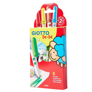 Estojo de Canetinha Giotto Hidrocor Jumbo Bebê com 6 Cores F46980000