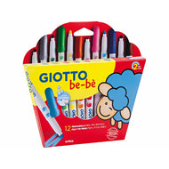 Estojo de Canetinha Giotto Hidrocor Jumbo Bebê com 12 Cores F46990000