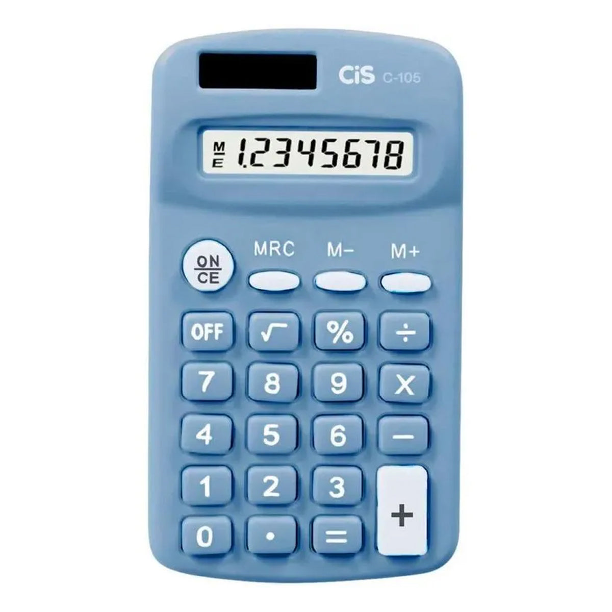 Calculadora de Bolso C-105 8 Dígitos - Azul - Cis