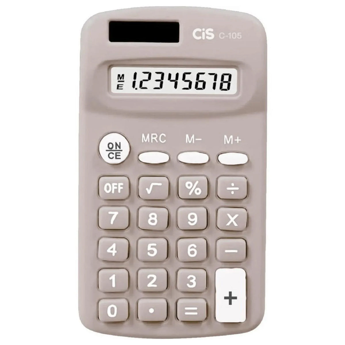 Calculadora de Bolso C-105 8 Dígitos - Areia - Cis