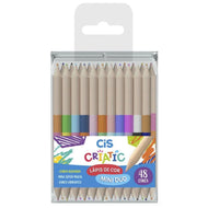 Estojo de Lapis de Cor Criatic Mini Duo com 48 Cores - Cis