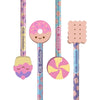 Lapis de Grafite Fantasia Candy Hb com Borracha - Sortidas - Cis