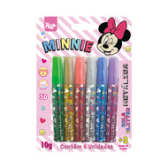 Cola Glitter Metálica com 6 Cores - Minnie Dac - 4704