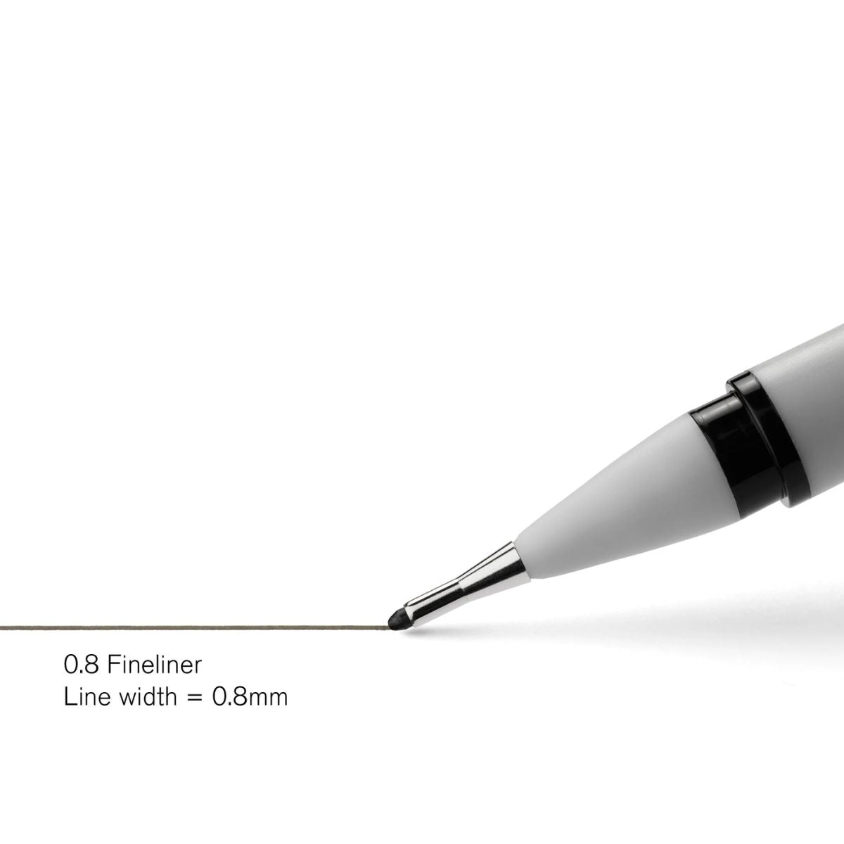 Kit Caneta Nanquim Fineliner Winsor & Newton 0.8Mm Preto com 5 Unidade