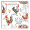 Guardanapo para Decoupage Ambiente 33x33cm com 2 Unidades - Fazenda de Galinhas