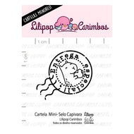 Mini Carimbo Selo Capivara para Artesanato e Scrapbook - Lilipop