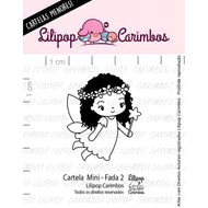 Mini Carimbo Decorativo Fada 2 para Artesanato e Scrapbook - Lilipop
