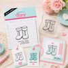 Mini Carimbo Decorativo Galocha Scrapbook - Lilipop
