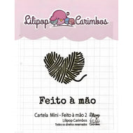 Mini Carimbo Feito À Mão 2 para Artesanato e Scrapbook - Lilipop