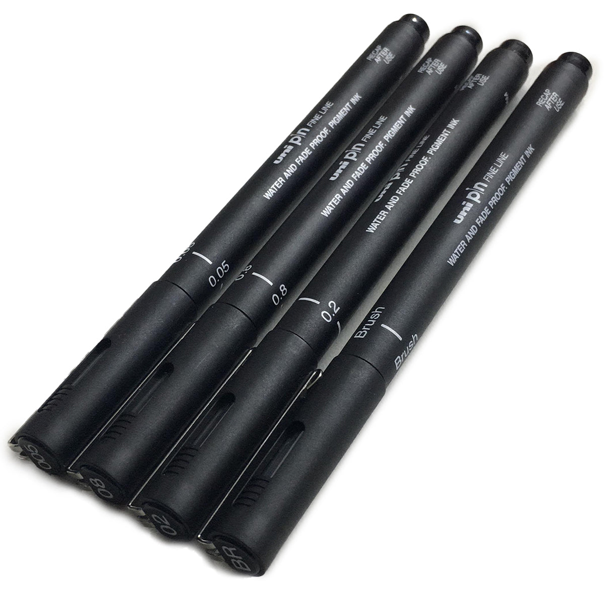 Estojo Caneta Tecnica Pin Fine Line Preto com 4 Unidades Lettering