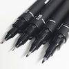 Estojo Caneta Tecnica Pin Fine Line Preto com 4 Unidades Lettering