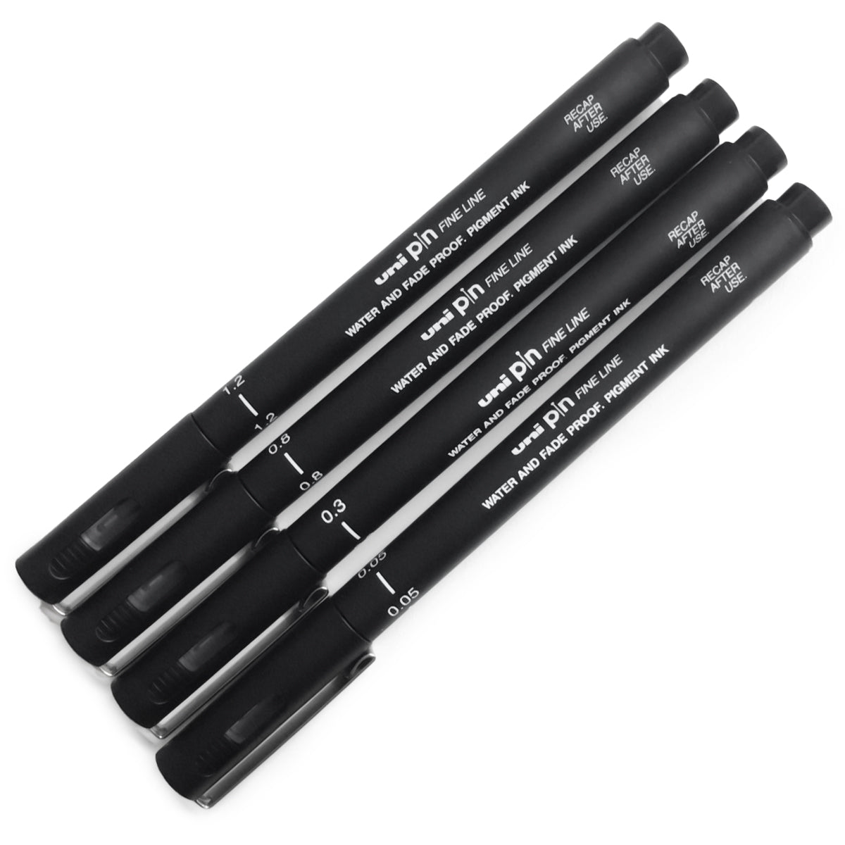 Estojo Caneta Tecnica Pin Fine Line Preto com 4 Unidades Manga