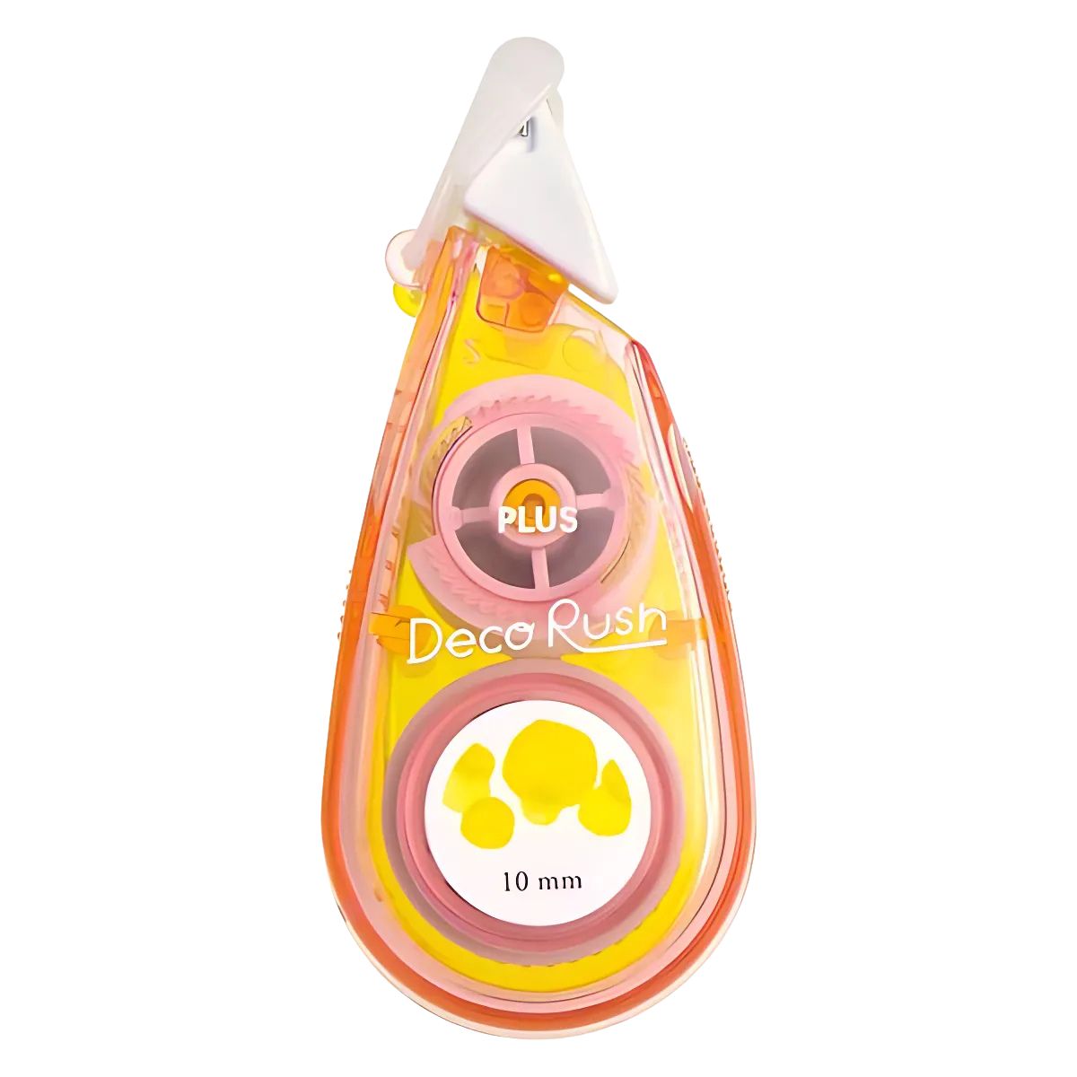 Fita Decorativa Pentel Bolinhas Amarela