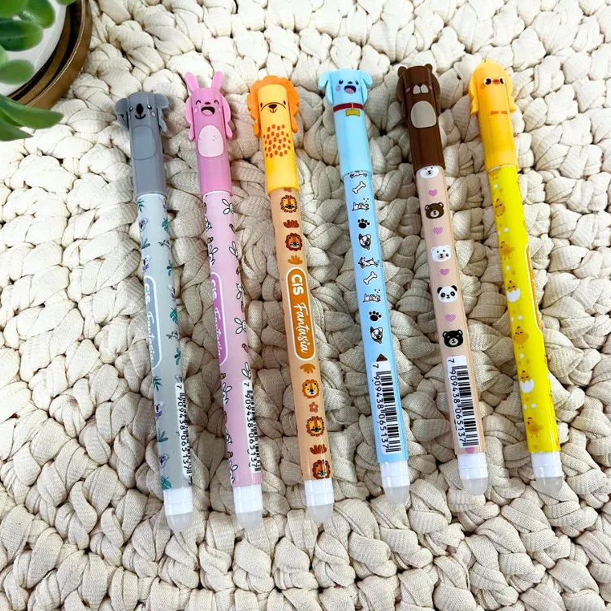 Caneta Gel Fantasia Apagavel 0.5Mm Zoo - Cores Sortidas - Cis
