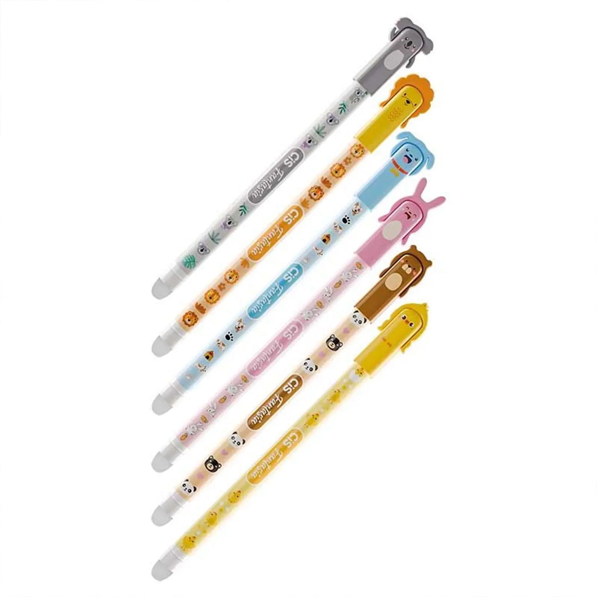 Caneta Gel Fantasia Apagavel 0.5Mm Zoo - Cores Sortidas - Cis