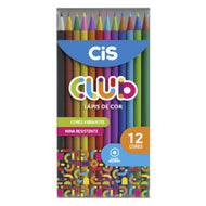 Estojo de Lapis de Cor Club com 12 Cores - Cis