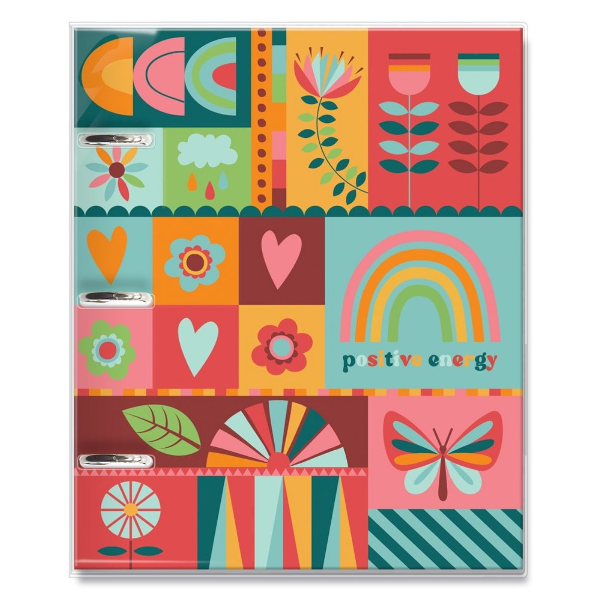 Caderno Argolado Arco-íris - Fina Ideia