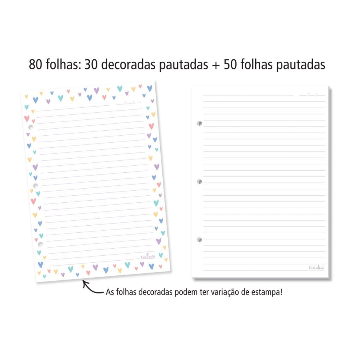 Caderno Argolado Arco-íris - Fina Ideia