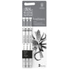 Kit Caneta Nanquim Fineliner Winsor & Newton Ponta Grossa Preto com 3 Unidades