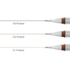 Kit Caneta Nanquim Fineliner Winsor & Newton Sepia com 3 Unidades