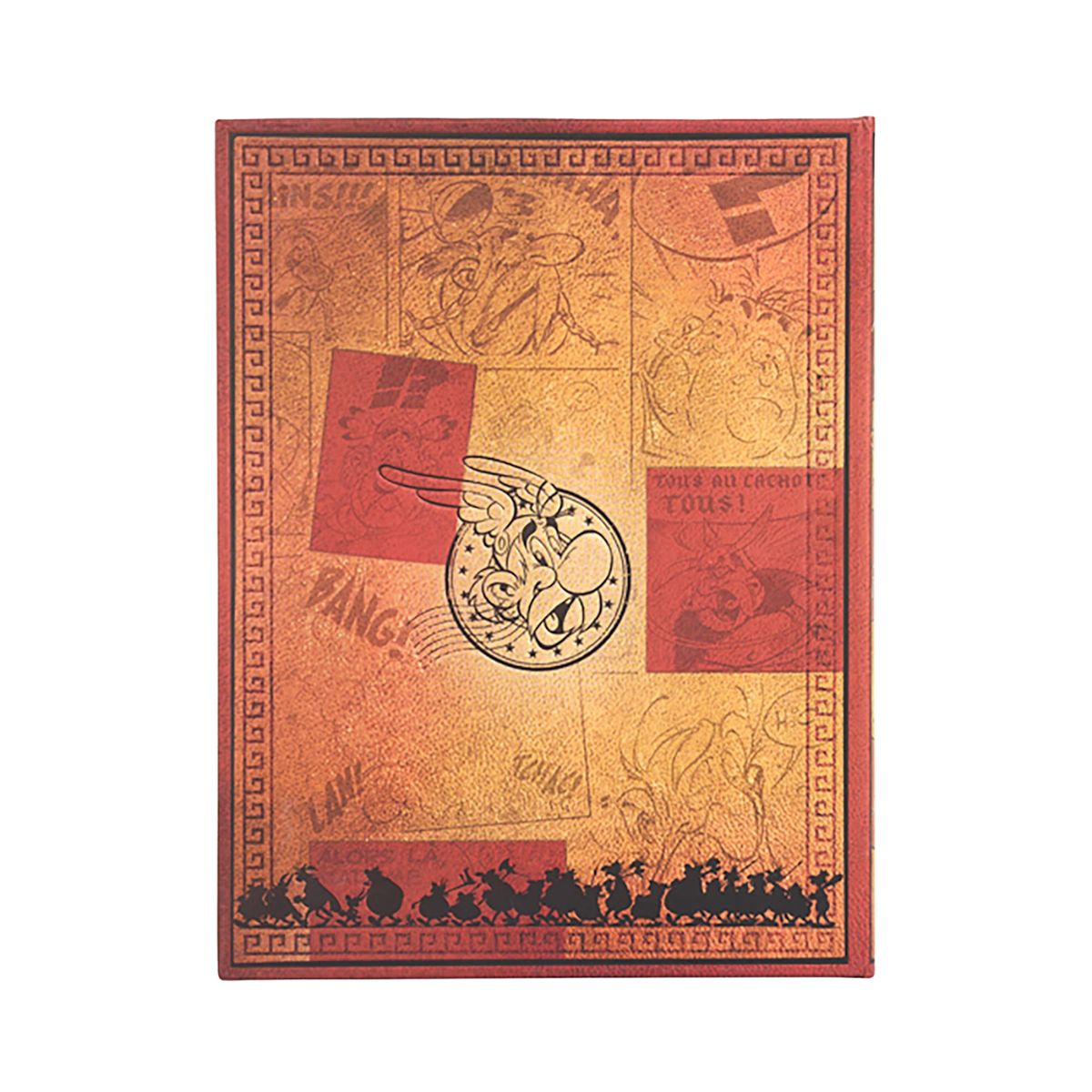 Caderno Paperblanks Astérix e Obélix Capa Dura Ultra 120g/m² 18x23cm 144 Páginas com Pauta - Pb9702-0