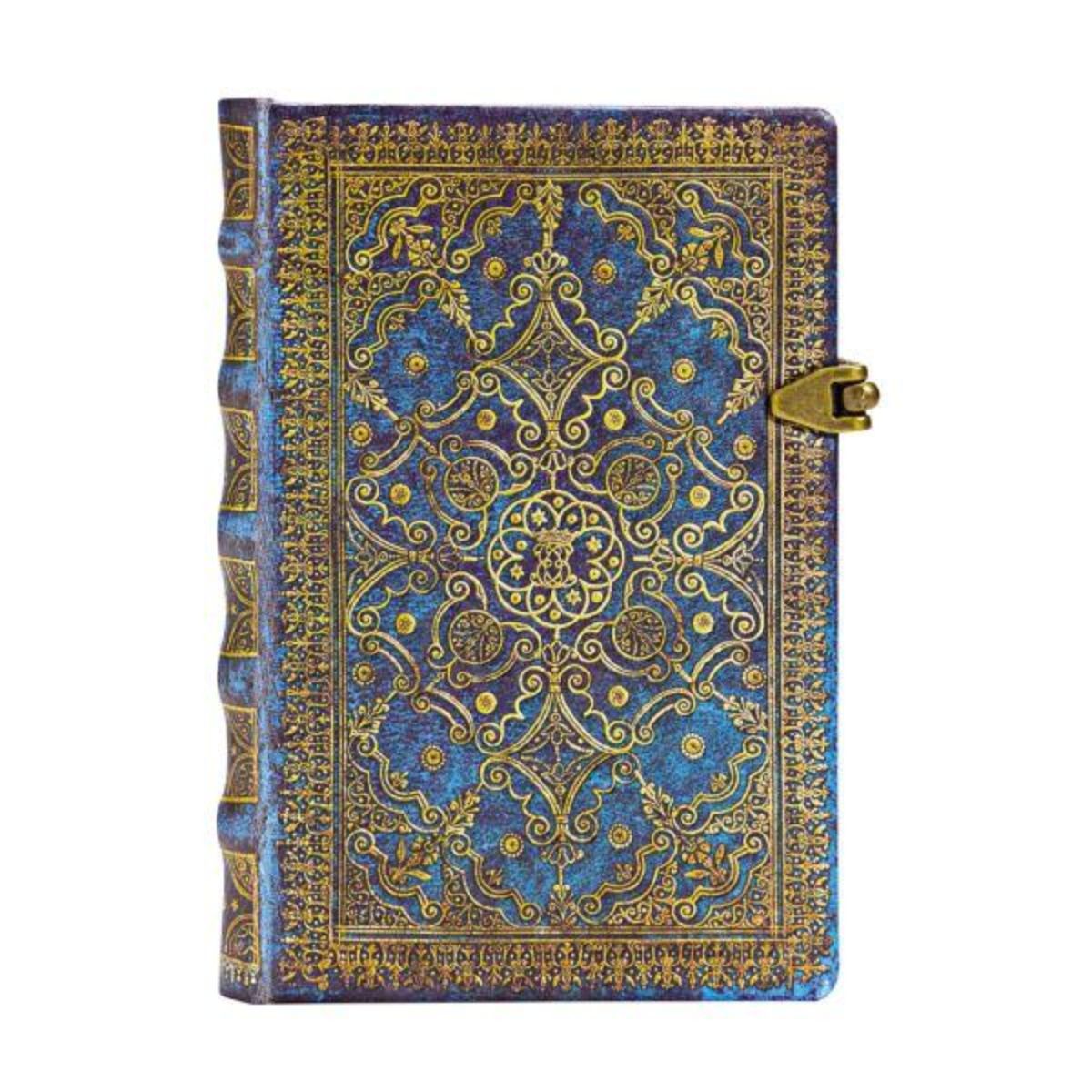 Caderno Paperblanks Azul Capa Dura Mini 120g/m² 9,5x14cm 240 Páginas com Pauta - Pb2683-9