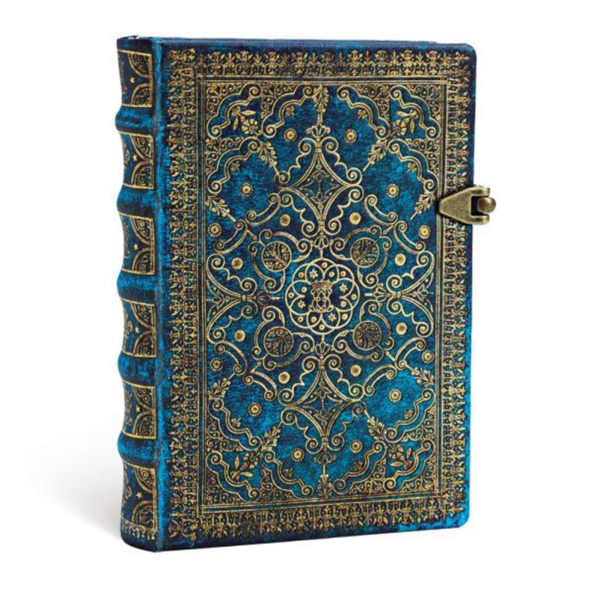 Caderno Paperblanks Azul Capa Dura Mini 120g/m² 9,5x14cm 240 Páginas com Pauta - Pb2683-9