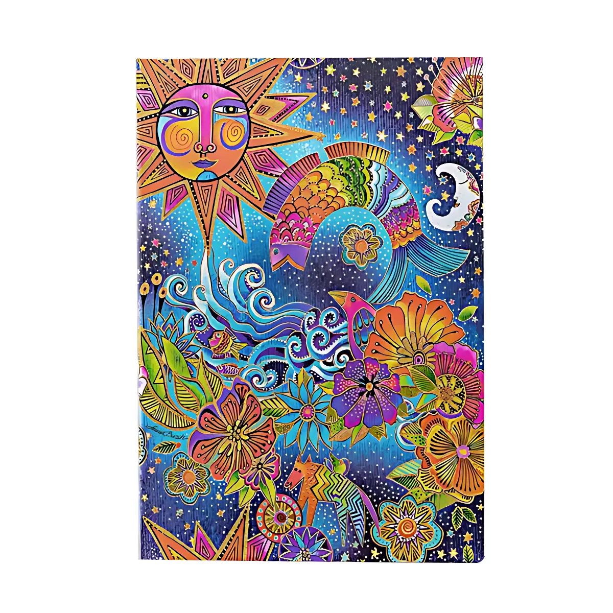 Caderno Paperblanks Celestial Magic Capa Dura Grande 200g/m² 20,5x30cm 112 Páginas sem Pauta - Pb9690-0