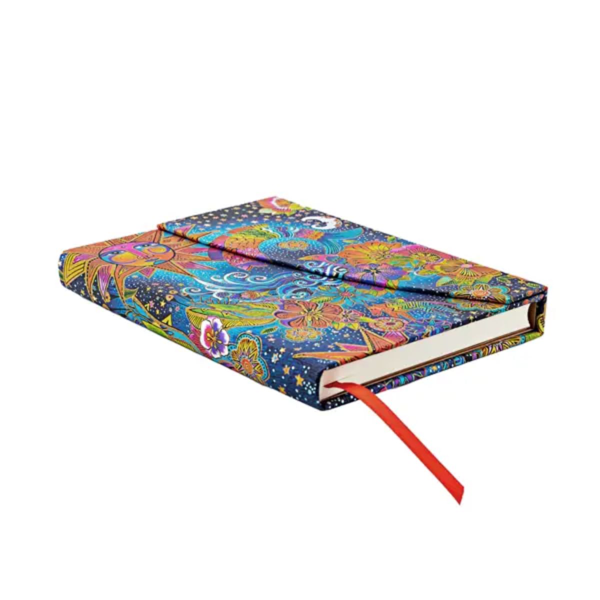 Caderno Paperblanks Magia Celestial Capa Dura Midi 120g/m² 13x18cm 144 Páginas com Pauta - Pb9693-1