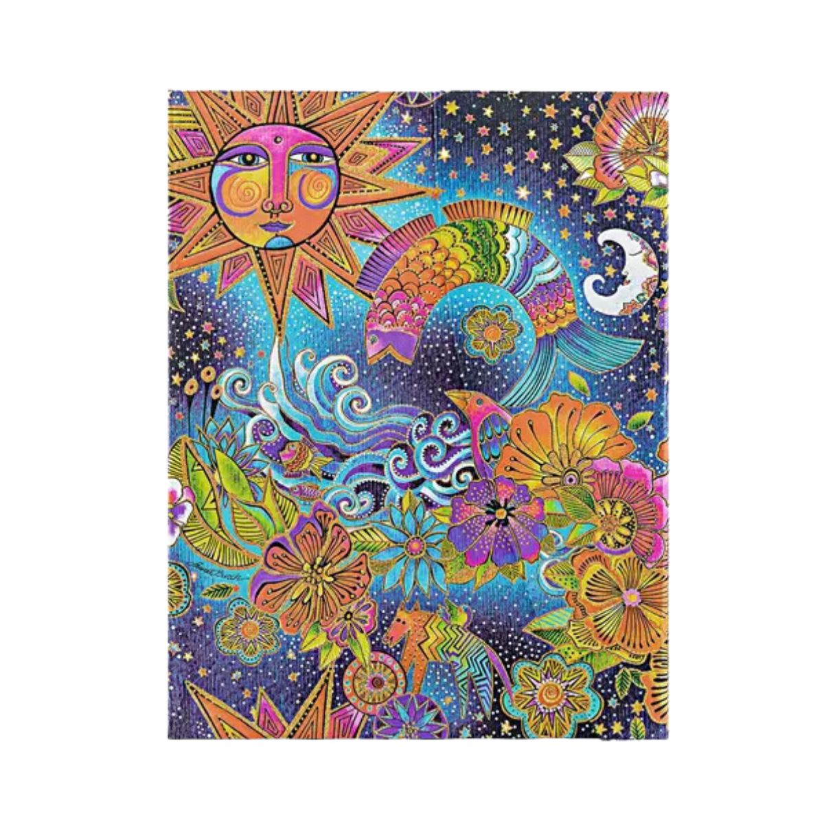 Caderno Paperblanks Celestial Magic Capa Dura Ultra 120g/m² 18x23cm 144 Páginas sem Pauta - Pb9692-4