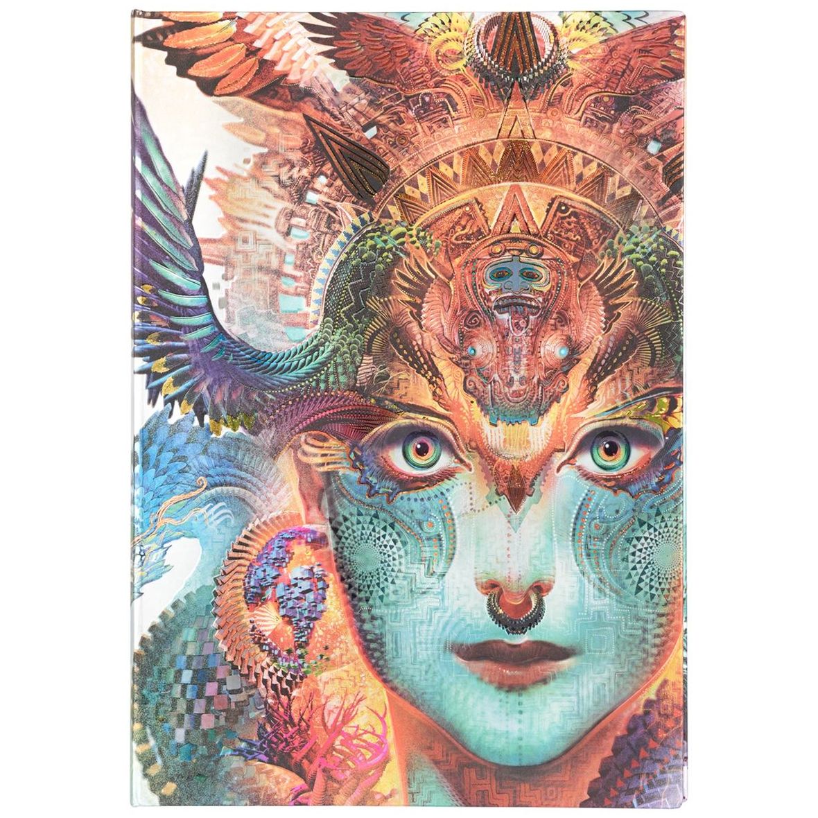 Caderno Paperblanks Dharma Dragon Capa Dura Grande 200g/m² 20,5x30cm 112 Páginas sem Pauta - Pb9618-4