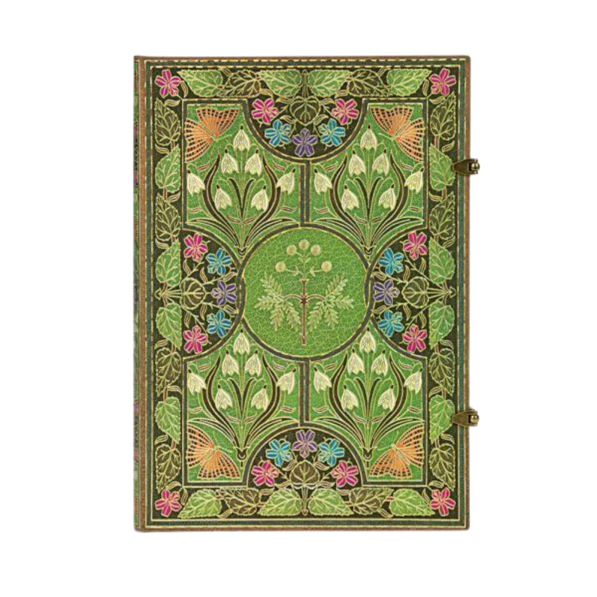 Caderno Paperblanks Poetry In Bloom Capa Dura Grande 120g/m² 20,5x30cm 128 Páginas sem Pauta - Pb4612-7