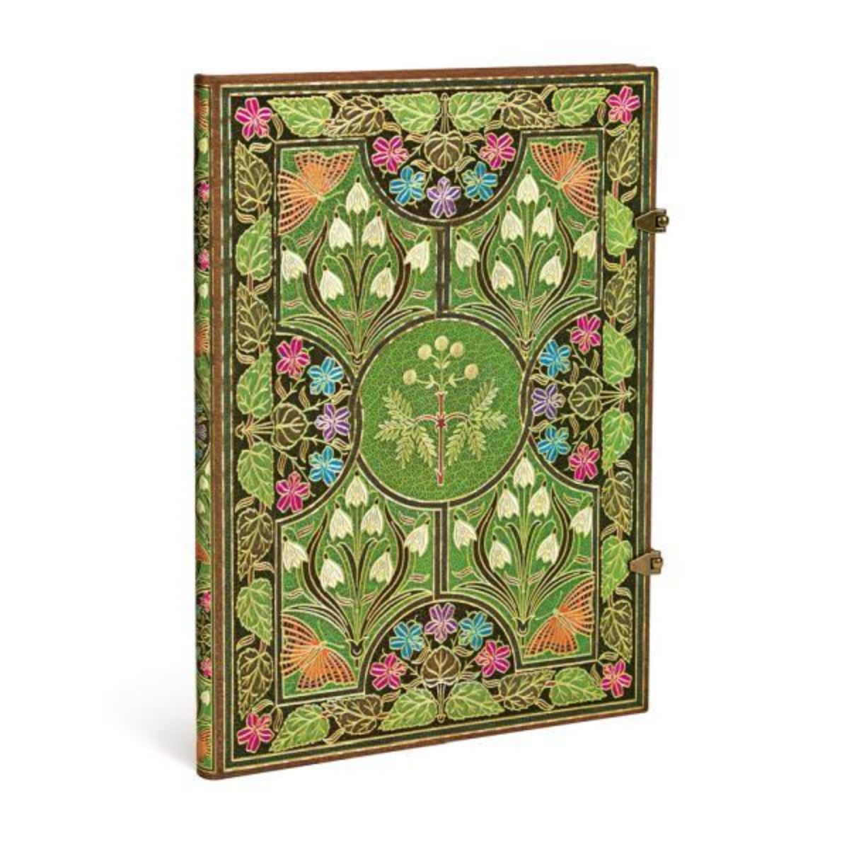 Caderno Paperblanks Poetry In Bloom Capa Dura Grande 120g/m² 20,5x30cm 128 Páginas sem Pauta - Pb4612-7