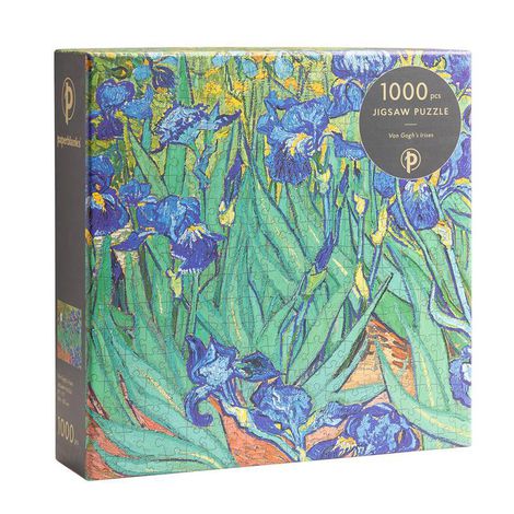 Quebra-cabeça Paperblanks com 1000 Peças 50x70cm 2mm - Íris de Van Gogh Pa8240-8