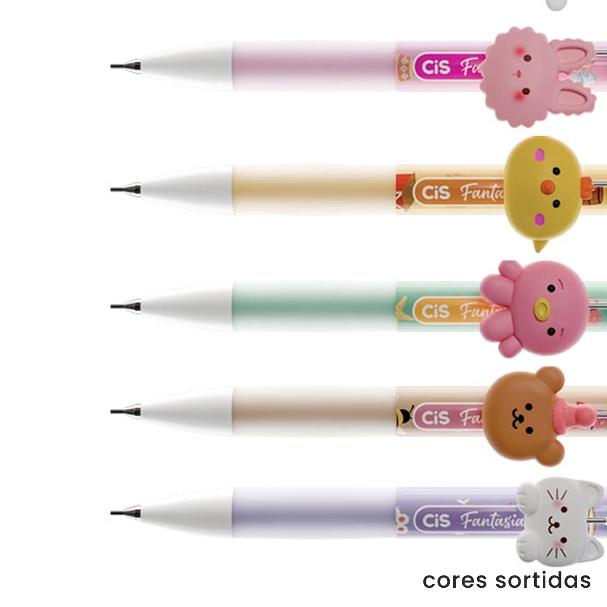 Lapiseira Escolar Fantasia 0.7Mm - Animais - Cis