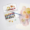 Estojo Tinta Aquarela Pastilha Cotman Winsor & Newton com 25 Peças