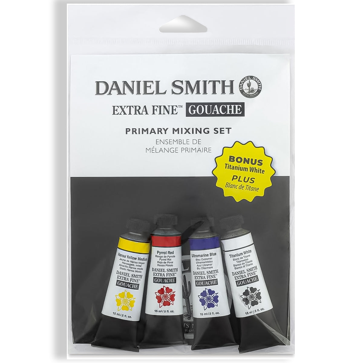 Estojo Guache 4 Tubos 15ml Cores Primárias - Daniel Smith