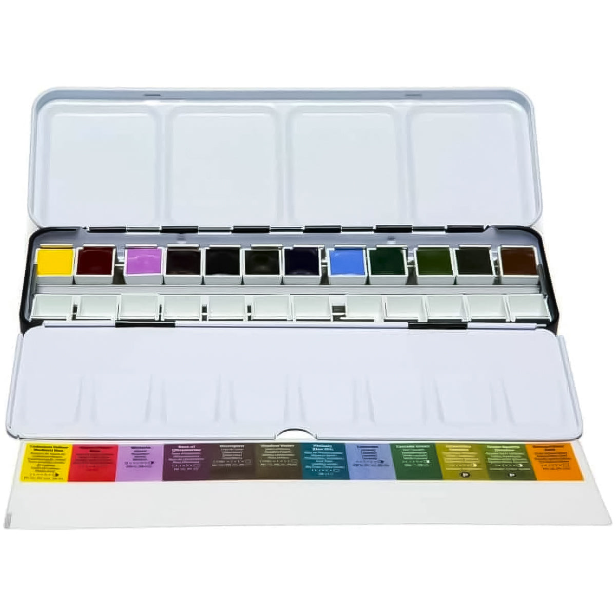 Estojo Metal Aquarela Color Inspiration 12 Pastilhas - Daniel Smith
