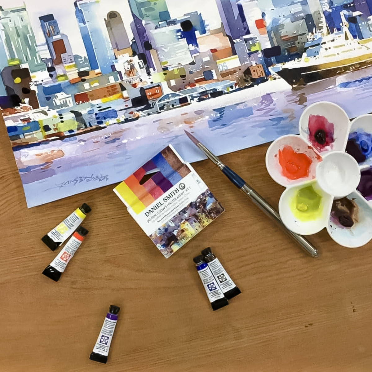 Estojo Aquarela Jansen Chow I 6 Tubos 5ml - Daniel Smith