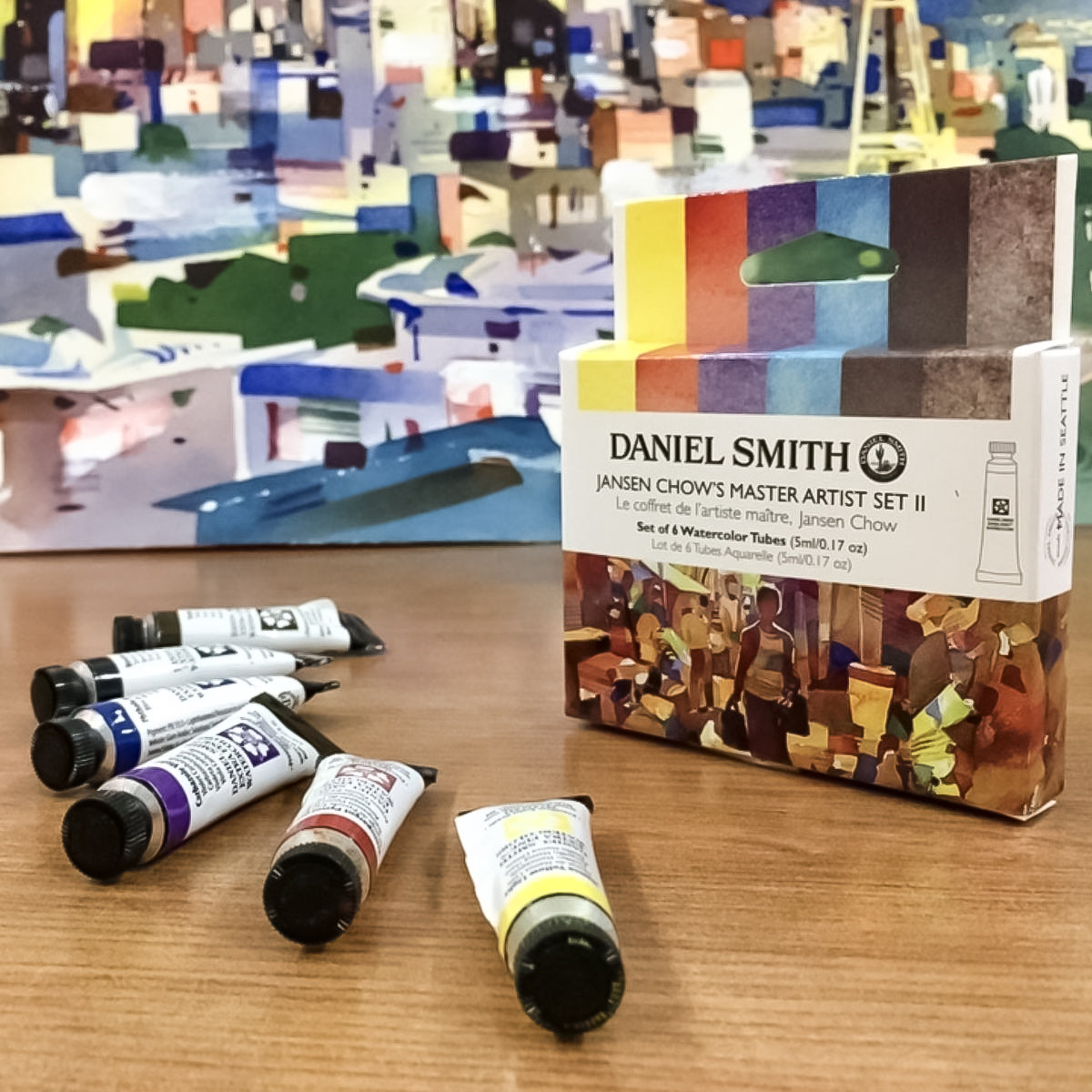 Estojo Aquarela Jansen Chow I 6 Tubos 5ml - Daniel Smith