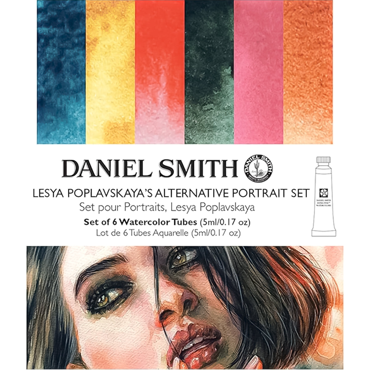 Estojo Aquarela Lesya Poplavskaya Alternative Portrait 6 Tubos 5ml - Daniel Smith