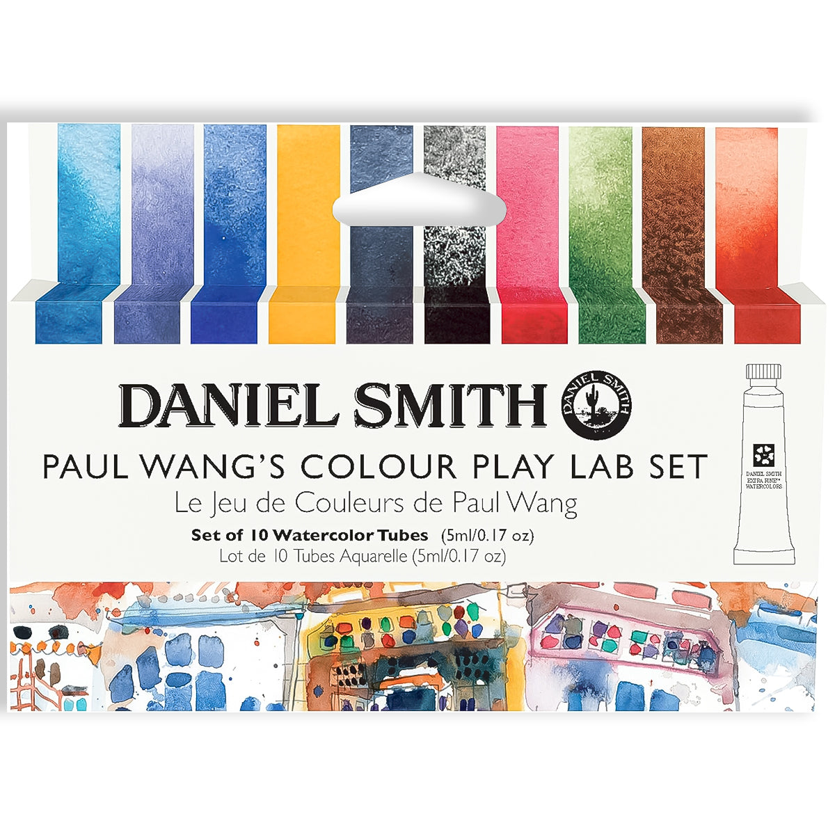 Estojo Aquarela Paul Wang Colour Kit 10 Tubos 15ml - Daniel Smith