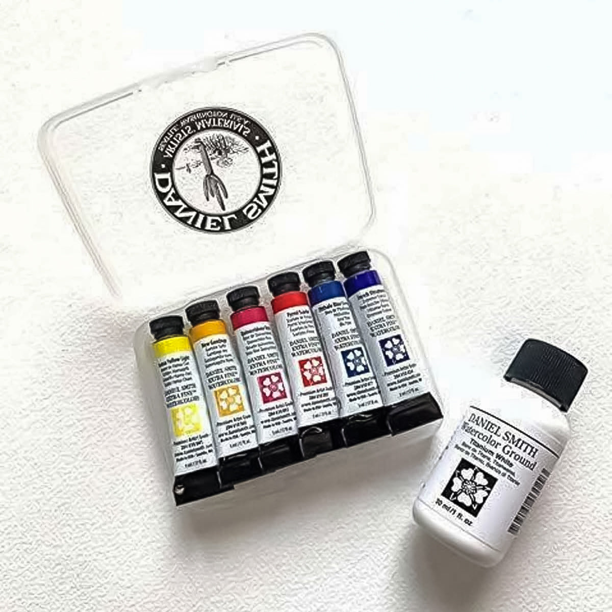 Estojo Aquarela Essentials Mixing 6 Tubos 5ml + 1 Ground 30ml - Daniel Smith